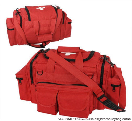 Red EMT Medical Bag Tactical Emergency Medical Bag Shoulder Bag-travel luggage-good bag supplier