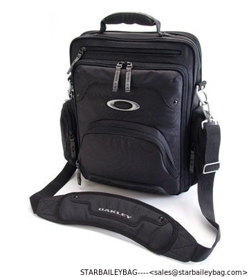 15" Laptop Computer Vertical Business Travel Messenger Bag Black sling bag for bussiness supplier