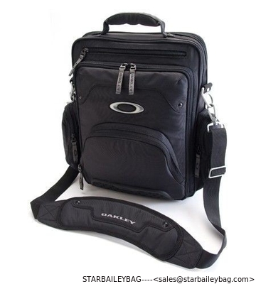 15&quot; Laptop Computer Vertical Business Travel Messenger Bag Black sling bag for bussiness supplier