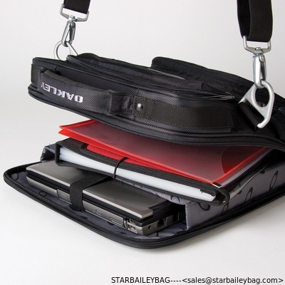 15" Laptop Computer Vertical Business Travel Messenger Bag Black sling bag for bussiness supplier