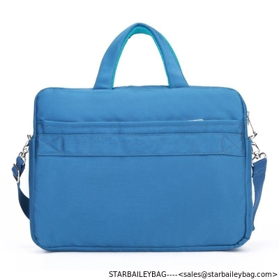 New polyester Notebook laptop bag with carry handle for computer bag business briefcase supplier