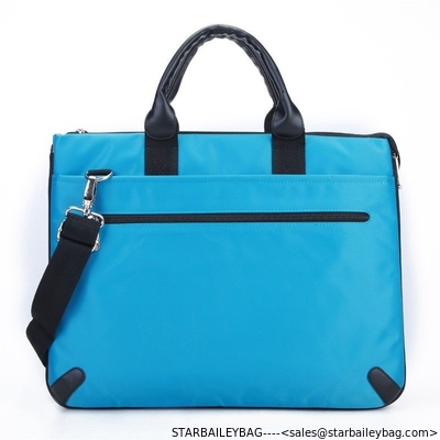 Blue Notebook laptop carry bag new design polyester computer bag for business briefcase supplier