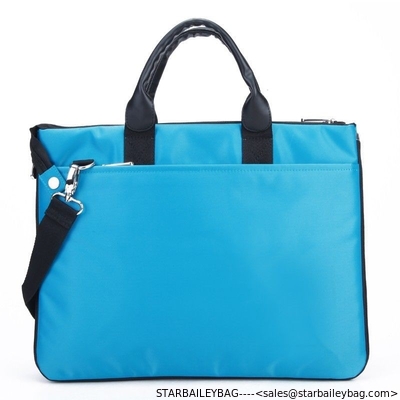 Blue Notebook laptop carry bag new design polyester computer bag for business briefcase supplier