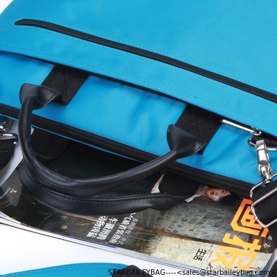 Blue Notebook laptop carry bag new design polyester computer bag for business briefcase supplier