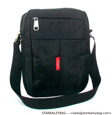 Men's Bag HANDBAG Shoulder Travel Pouch Mens Black ~9.5&quot;x 7.5&quot;x 3&quot; Hanary New supplier