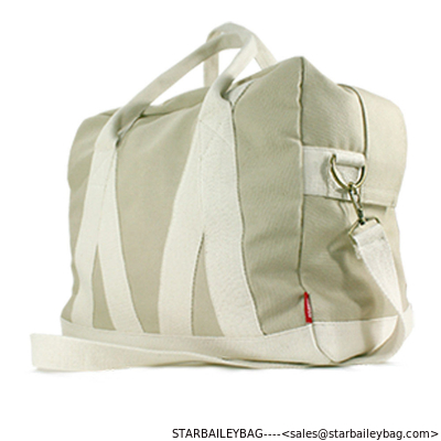 CANVAS DUFFLE MESSENGER TRAVEL GYM BIG BAG-tote handbag-sports sling lugage supplier