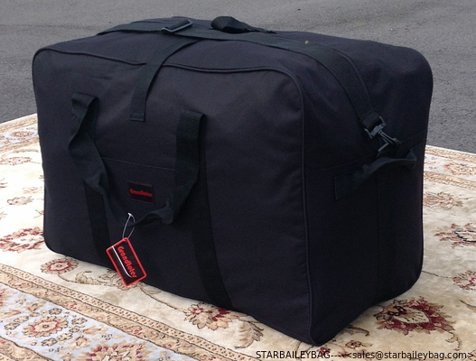 28&quot; HEAVY DUTY CARGO DUFFLE BAG -traveling bag and luggage-black color large luggage bag supplier