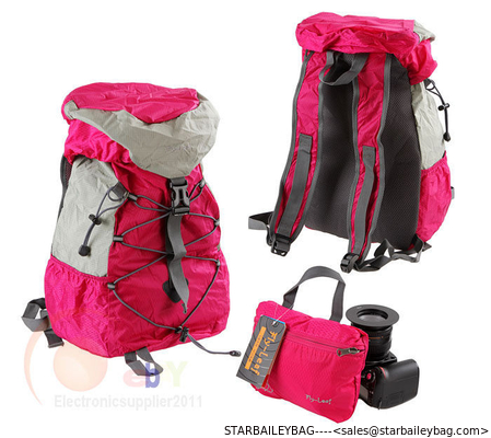 Foldable Backpack for Climbing Camping Hiking Travel Outdoor Shoulders Bag Red supplier