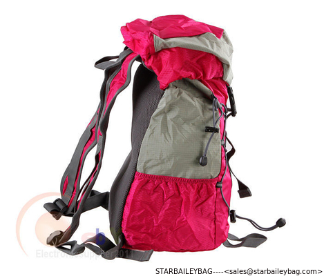 Foldable Backpack for Climbing Camping Hiking Travel Outdoor Shoulders Bag Red supplier