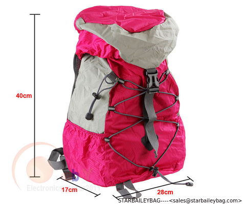 Foldable Backpack for Climbing Camping Hiking Travel Outdoor Shoulders Bag Red supplier