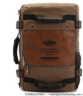 Vintage Canvas Shoulder Military Messenger Bag Backpacks for men women supplier