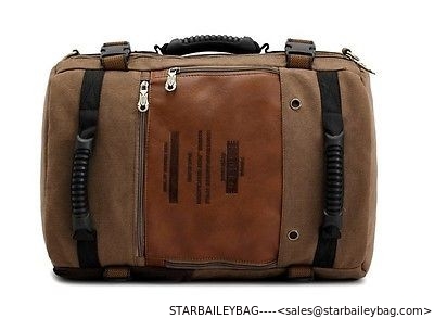 Vintage Canvas Shoulder Military Messenger Bag Backpacks for men women supplier