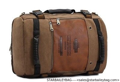 Vintage Canvas Shoulder Military Messenger Bag Backpacks for men women supplier