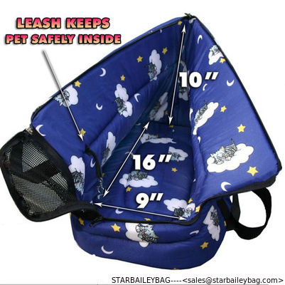 Soft Pet Carrier Bag With Fashion sublimation Print, Nylon & Mesh animal bag for traveling supplier