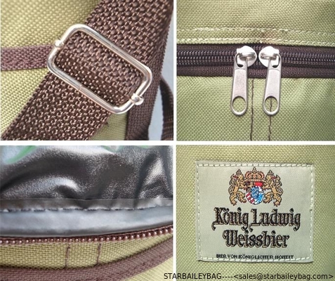 Beer Can & Bottle Insulated bag Beverag Cooler Shoulder Bag picnic time lunch bag plastic cooler bag  cooler bag plug in supplier