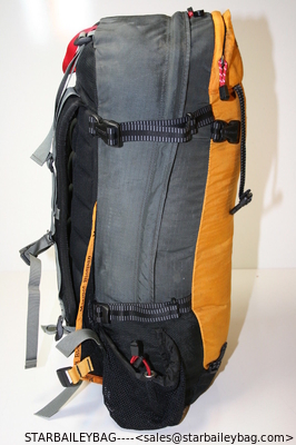 Hiking Backpack Yellow Internal Frame Pack Outdoor Bag supplier