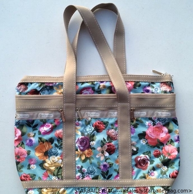 Spring Flowers Travel Tote carrier Floral Print Shoulder Bag supplier