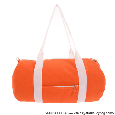 Orange polyester 20&quot; CAPACITY DUFFLE BAG / GYM BAG / LUGGAGE / Sport Bag supplier