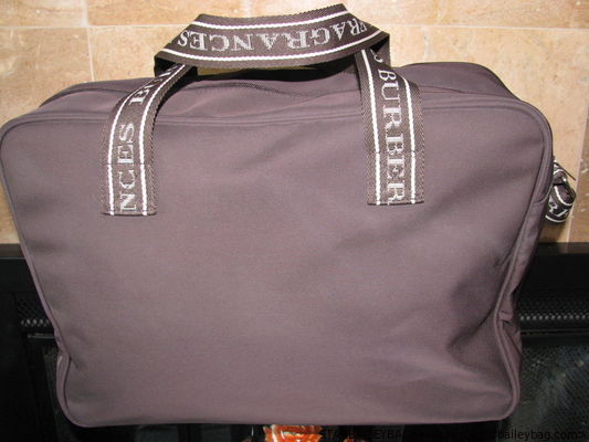 BURBERRY BROWN DUFFLE WEEKENDER GYM EVENING OVERNIGHT TRAVEL HAND/SHOULDER BAG supplier