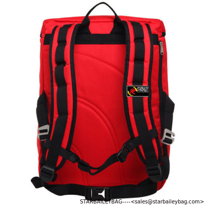 RED COLOR OXFORD BOX BACKPACK LARGE BIGBANG BACKPACK FOR OUT DOOR CAMPING supplier