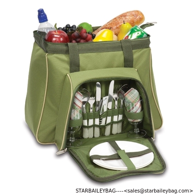 Insulated Cooler Picnic Tote Green Outdoor Sporting Travel Food Storage supplier