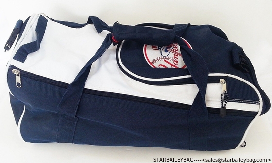 Official MLB New York Yankees Duffle Bag Navy Tuck Style Duffel Baseball Logo supplier