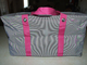 Thirty One Large 21 x 12 x 10 Utility Tote Shopping Laundry Storage Bag PINK supplier