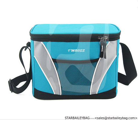 300D Insulated 12 Can Cooler Bag cooler bag for fish supplier