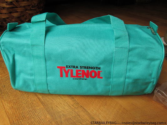 Extra-Strength Tylenol gym bag pharmaceutical promotional item supplier