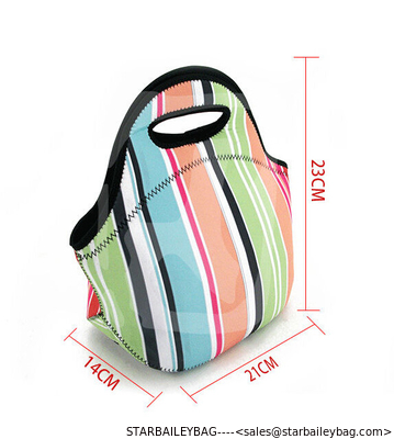 Neoprene lunch bag for woman/Lunch ice bag/Portable lunch bag supplier