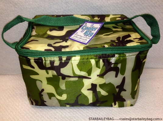 2 Camo Cooler Lunch Bag Sack Insulated HOT COLD Handle Mini Ice Chest Drink supplier