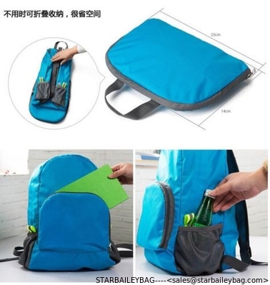 Fashion Outdoor light waterproof Storage Travel Fold backpack Camping bag Rose supplier