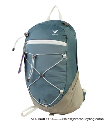 20L polyester&amp;canvas fabric lady hiking travel backpack---lady marching backpack supplier