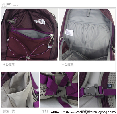 20L polyester&amp;canvas fabric lady hiking travel backpack---lady marching backpack supplier