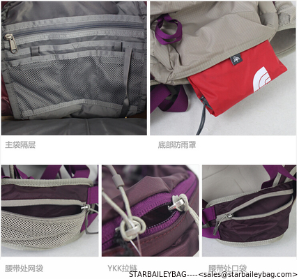 20L polyester&amp;canvas fabric lady hiking travel backpack---lady marching backpack supplier