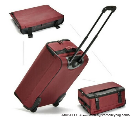 20“ foldable traveling trolley bag supplier