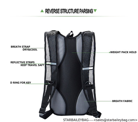 420D Tactical Backpacks(Hydration Pack) with 2L Bladder for Hiking, Biking, Running, Walking and Climbing supplier