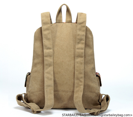 Fashional Canvas Backpack For Women & Girls Casual colorfull Book Bag For school Daypack supplier