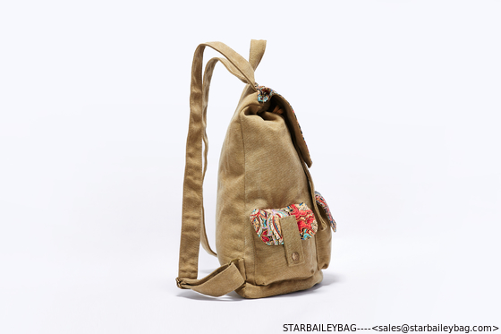 Fashional Canvas Backpack For Women & Girls Casual colorfull Book Bag For school Daypack supplier