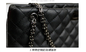 Ladies Shoulder Bags Chain Straps Handle Womens' Tote Handbag PU Leather Fashion Diamond Pattern Totes Bag supplier