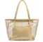 Clear PVC Small Beach Tote Bag Sets Top Handle Handbag Zipper Purses Wallets Girls 2pcs In 1 Hand Bag supplier