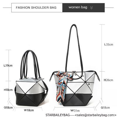 Ready To Ship Fashion Handbag Irregularity Totes Bag Convertible Shoulder Pack Design From China Bag Supplier supplier