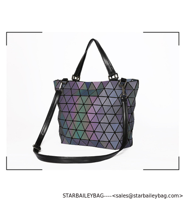 Ready To Ship Shoulder Bag For Women Laser Geometric Tote Handbag Custom Bag And Purses From China Supplier supplier