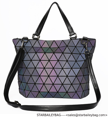 Ready To Ship Shoulder Bag For Women Laser Geometric Tote Handbag Custom Bag And Purses From China Supplier supplier