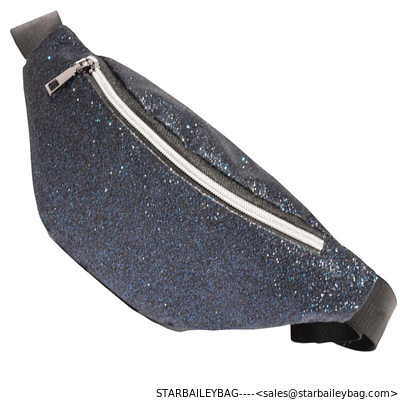 WHOLESALES Fanny Pack Bum Sparkle Fabric Bag Supreme Cute Waist Belts for Womens Girls Light Weight Design ODM Supplier supplier