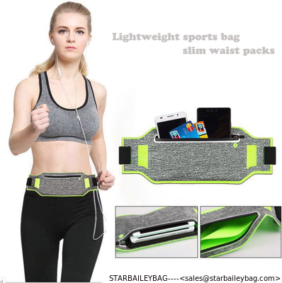 Slim Waist Bum Bag Lightweight Sports Waist Packs Waterproof for Fitness Gym Waist Bag Wholesales Fanny Belts Bag supplier