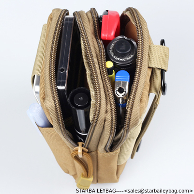 Outdoor Tactical Waist Belt Bag Outdoor EDC Military Holster Waist Wallet Pouch Phone Case Gadget Pocket for iPhone X 8 supplier