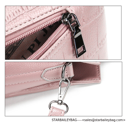 Ladies Handbags Sets Leather Top Handle Handbag Clutches 2pcs In 1 Sets Women Totes Bag Sets supplier