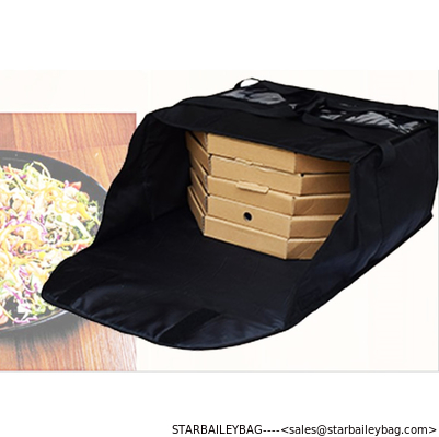 18" Pizza Delivery Bags Insulation Waterproof Picnic Bags Hollowcore Board Construction Food insulated cooler bag supplier