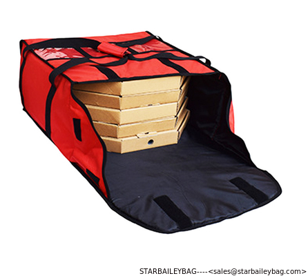 18" Pizza Delivery Bags Insulation Waterproof Picnic Bags Hollowcore Board Construction Food insulated cooler bag supplier
